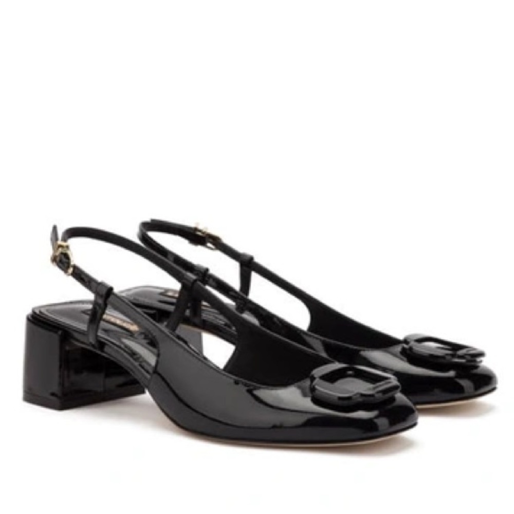 Larroude Maria slingback sandal heels